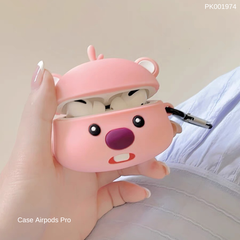 ** Case Airpods Pro dẻo mặt Hải ly