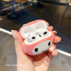 ** Case Airpods 1/2 Melody hồng