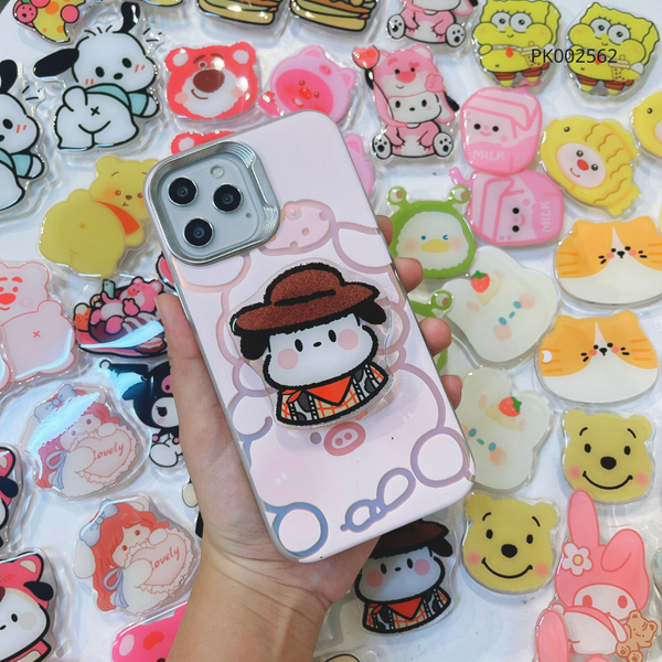 ** Popsocket Hình To Pochacco nón nâu