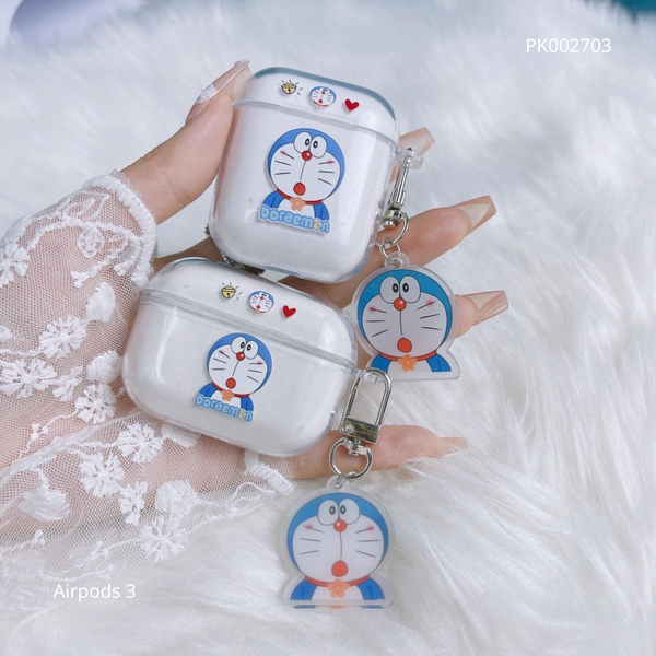 Case Airpods 3 dẻo trong Doraemon