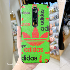 Ốp Oppo F11 pro adidas vân da sần chuyển âm