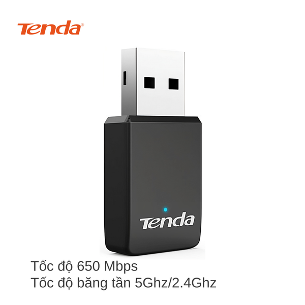 ** Thu wifi 5G Băng Tần Kép Tenda U9 650M