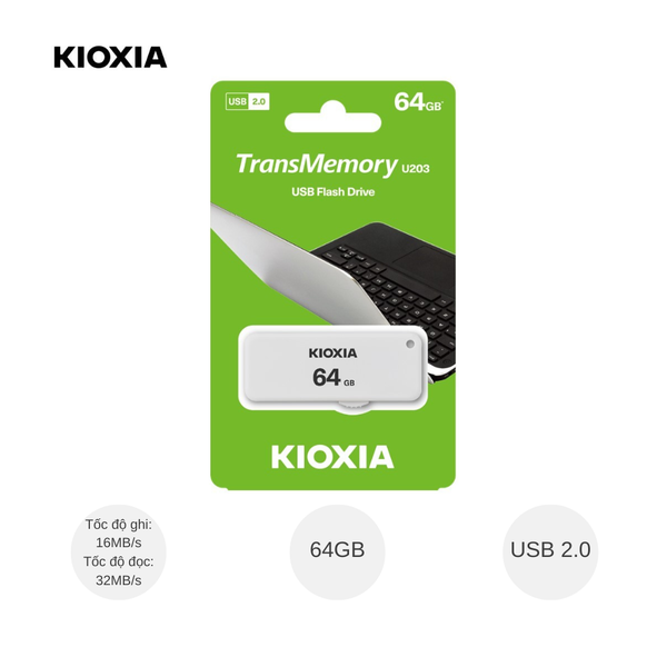 ** USB Toshiba/Kioxia U202 64G 2.0