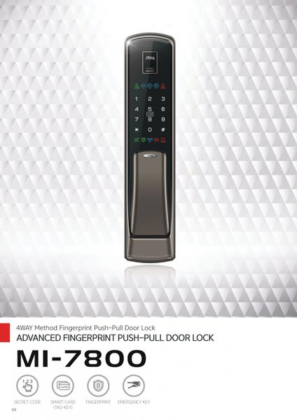  KHÓA THÔNG MINH MILRE - 7800 