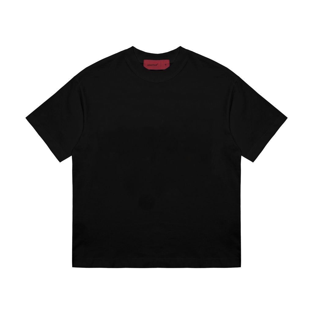  Áo Thun Cotton Ngắn Tay Trơn | Black Blank Tee 