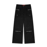  Quần dài kaki túi hộp màu đen  | KAC Cargo Pants 