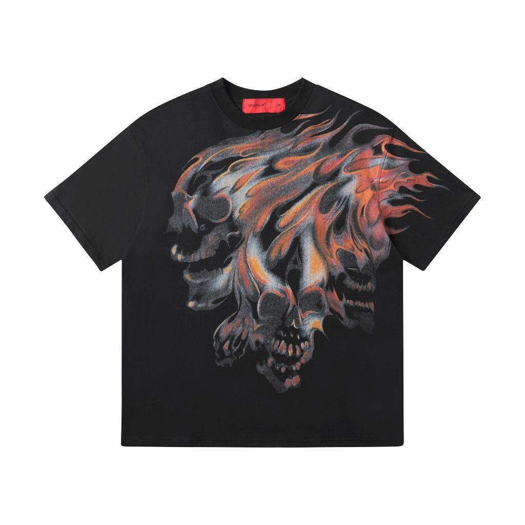  Áo Thun Ngắn Tay Màu Đen | KAC INFERNO SKULL T-SHIRT 