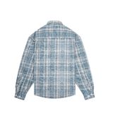  Áo Sơmi Sọc caro màu xanh Nam dài Tay | KAC FLANNEL SHIRT 