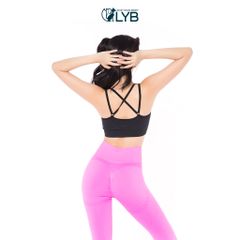 SET ĐỒ TẬP QUẦN LEGGING HỒNG NEON LYB