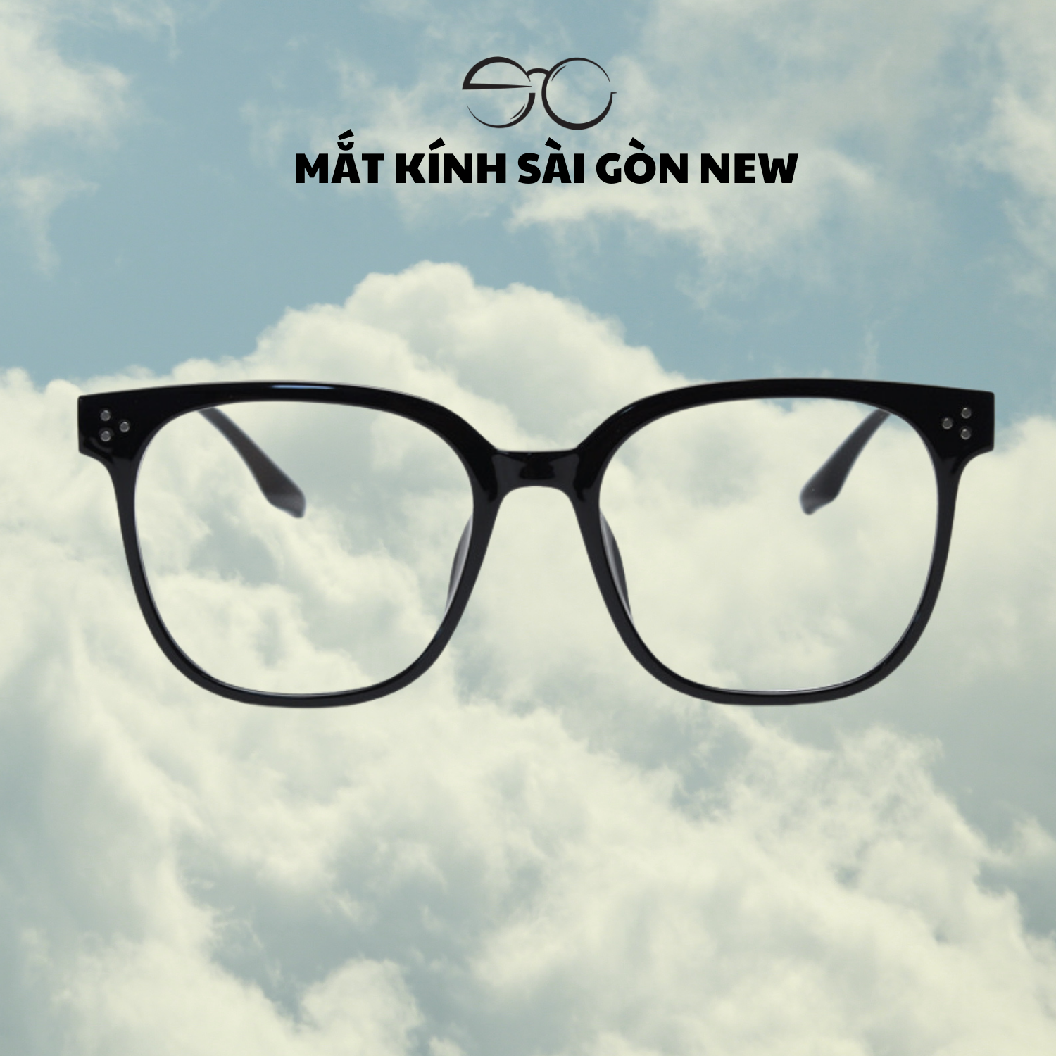 Gọng kính Nhựa dẻo Vuông Trendy Nam nữ Unisex SGNew 1326