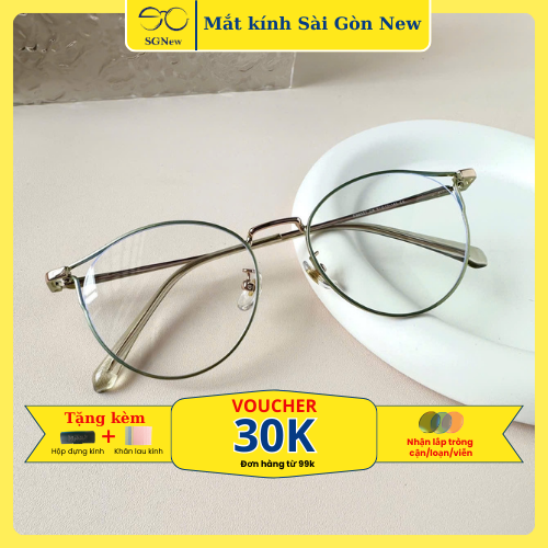 Gọng kính Kim loại Nữ Mắt mèo SGNew 99057