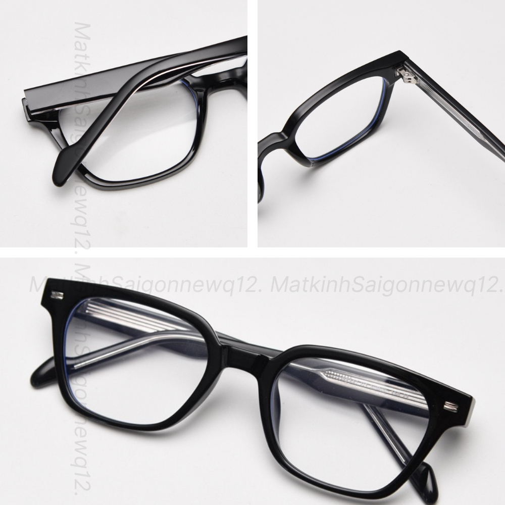 Gọng kính Nhựa dẻo Vuông Trendy Nam nữ Unisex SGNew 9147