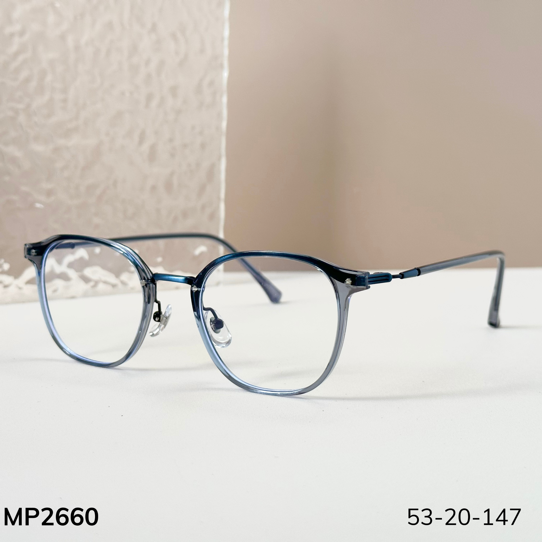 Gọng kính Kim loại x Viền nhựa dẻo Nam nữ Unisex SGNew 1957 Hàn Quốc