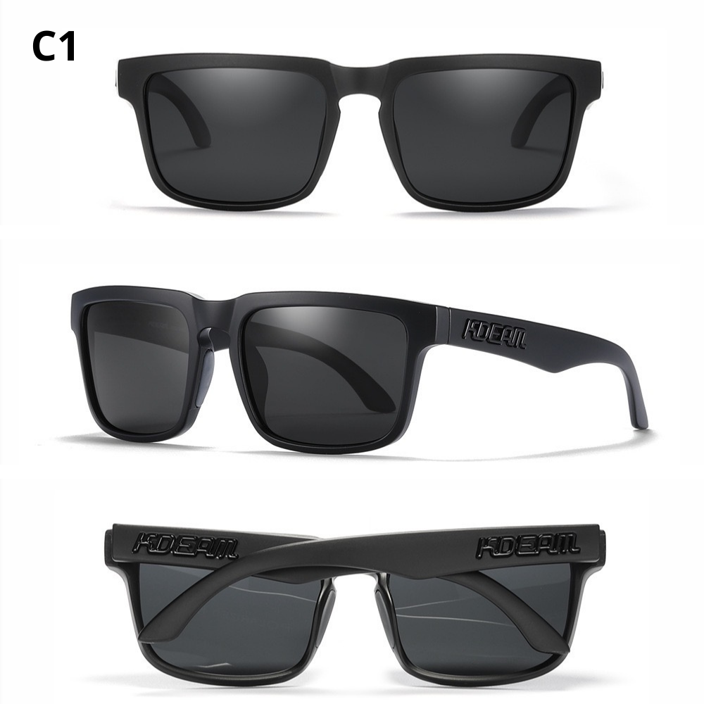 Gọng kính mát Nhựa polycarbonate Polarized UV400 Vuông Nam Nữ Unisex SGNew KD332