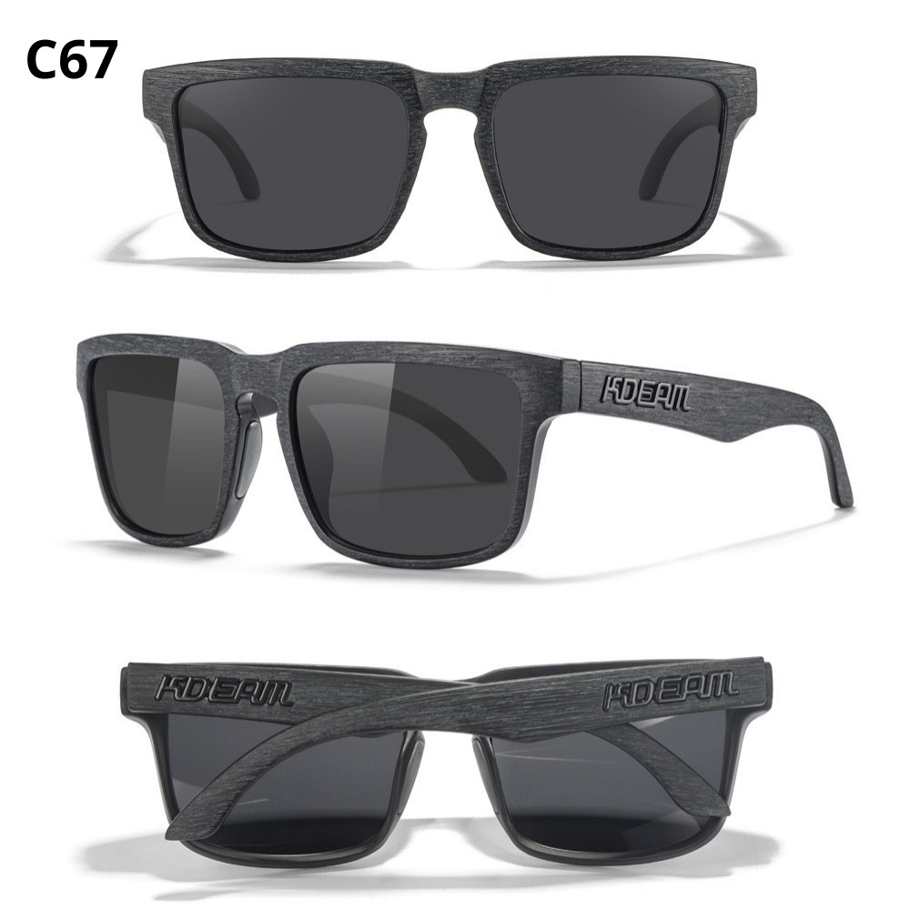 Gọng kính mát Nhựa polycarbonate Polarized UV400 Vuông Nam Nữ Unisex SGNew KD332