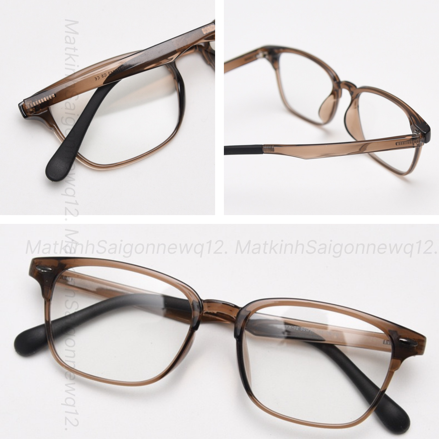 Gọng kính Nhựa dẻo Phong cách Retro Nam nữ Unisex SGNew 02