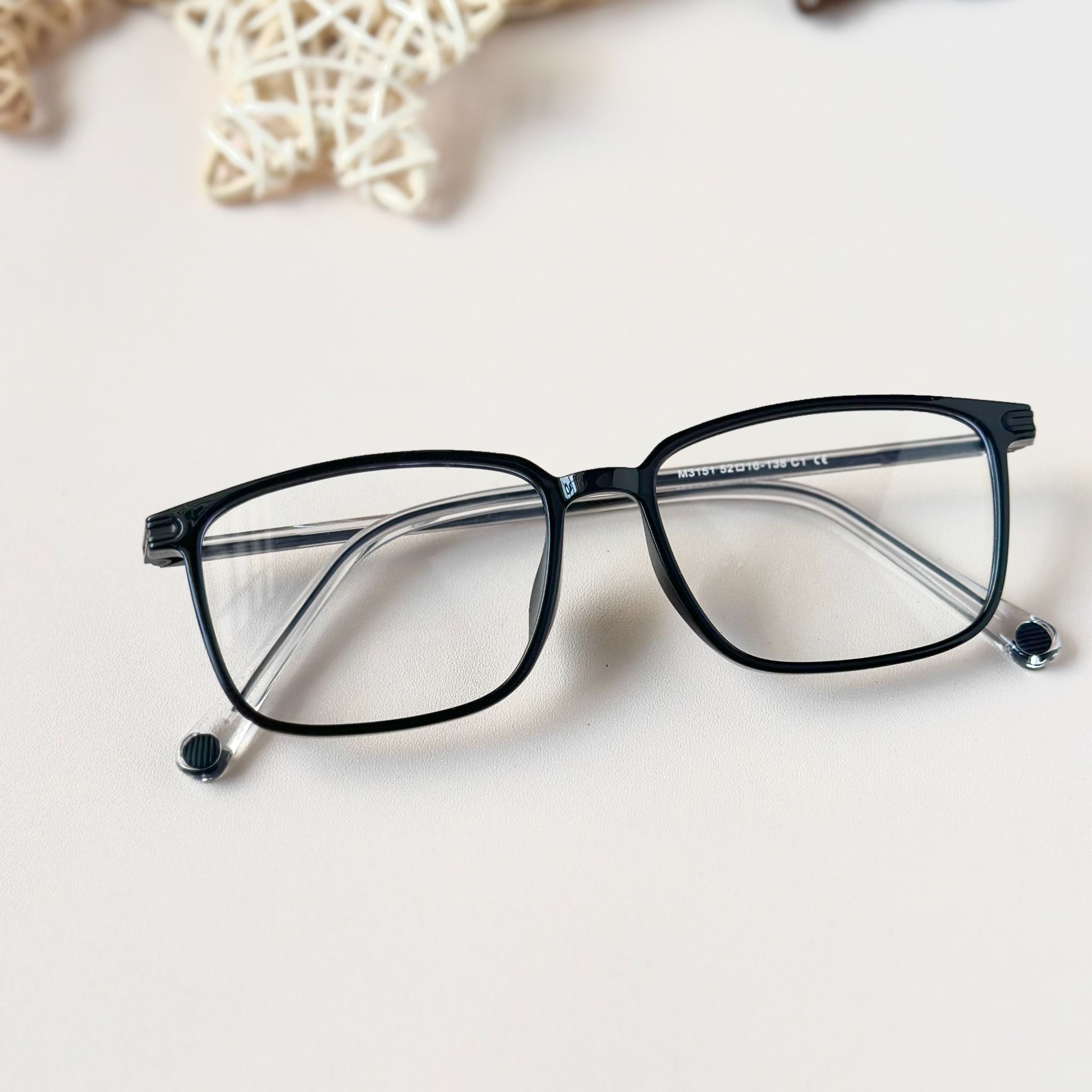 Gọng kính Nhựa dẻo dáng Vuông Nam nữ Unisex SGNew 3151