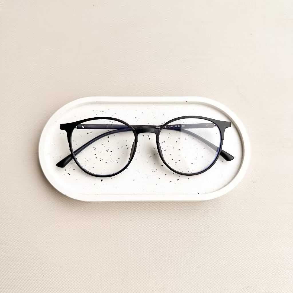 Gọng kính Nhựa dẻo Tròn Nam nữ Unisex SGNew 513