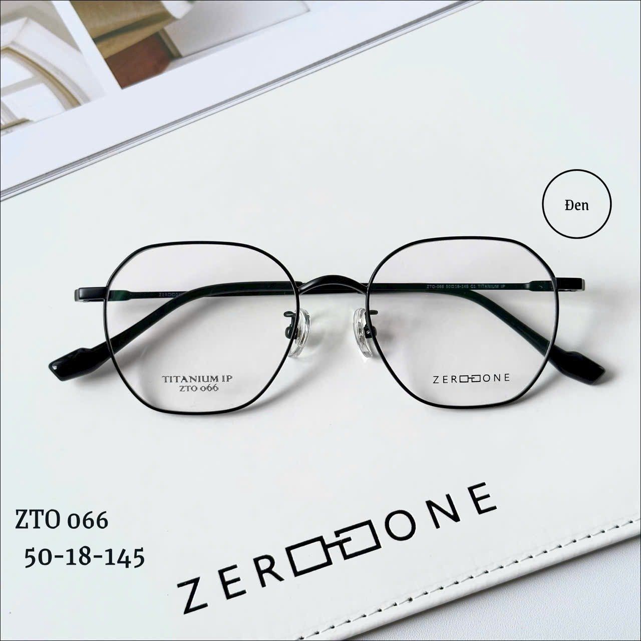 Gọng kính Titanium Tròn đa giác Viền mảnh Không rỉ sét Nam Nữ Unisex SGNew Zto066