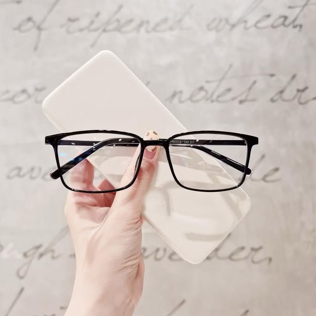 Gọng kính Nhựa dẻo Dáng Vuông Trendy Nam nữ Unisex SGNew 8188