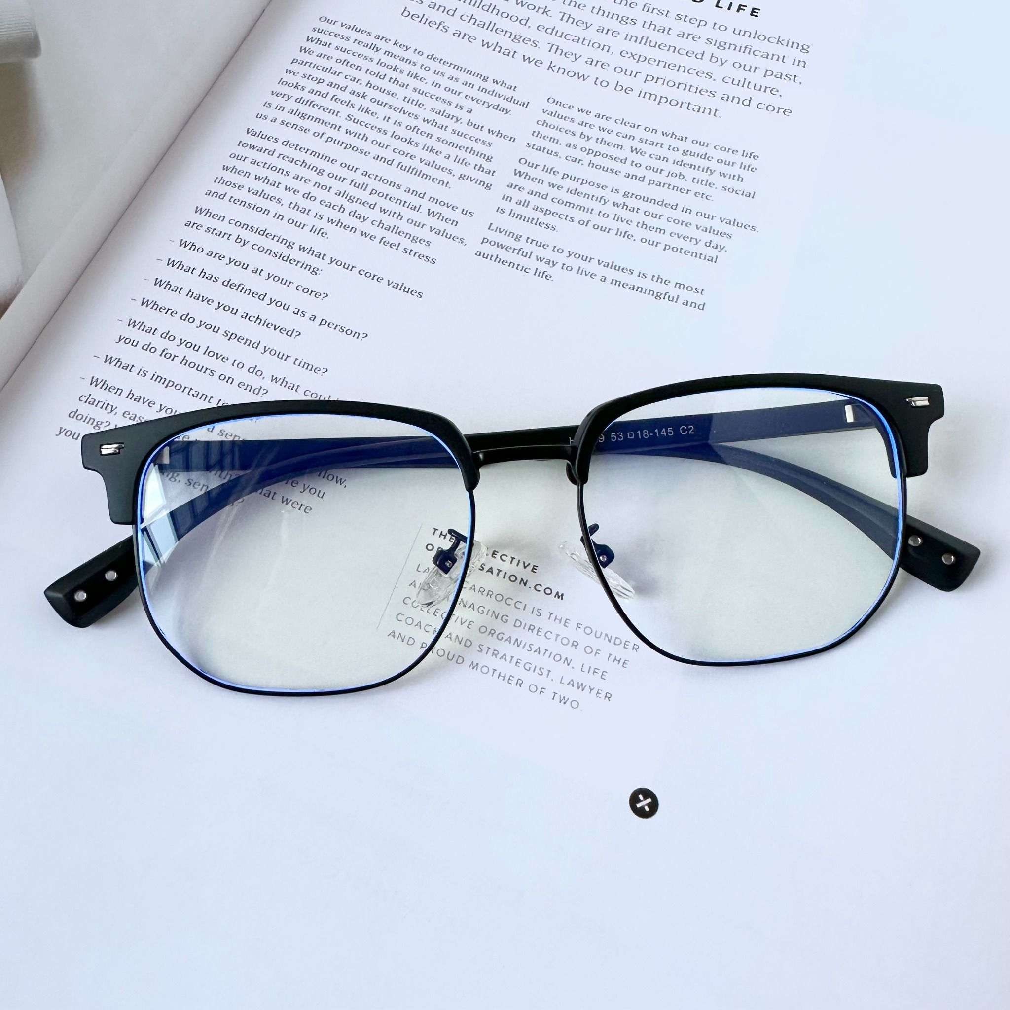 Gọng kính mí Kim loạị Clubmaster Nam nữ Unisex SGNew 6609
