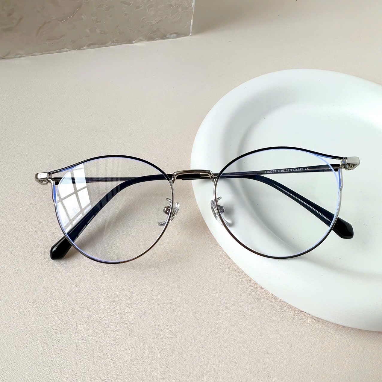 Gọng kính Kim loại Nữ Mắt mèo SGNew 99057