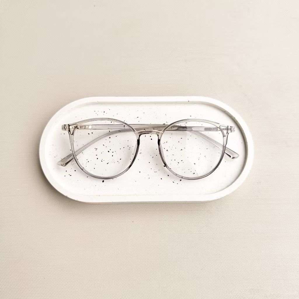 Gọng kính Nhựa dẻo Tròn Nam nữ Unisex SGNew 513