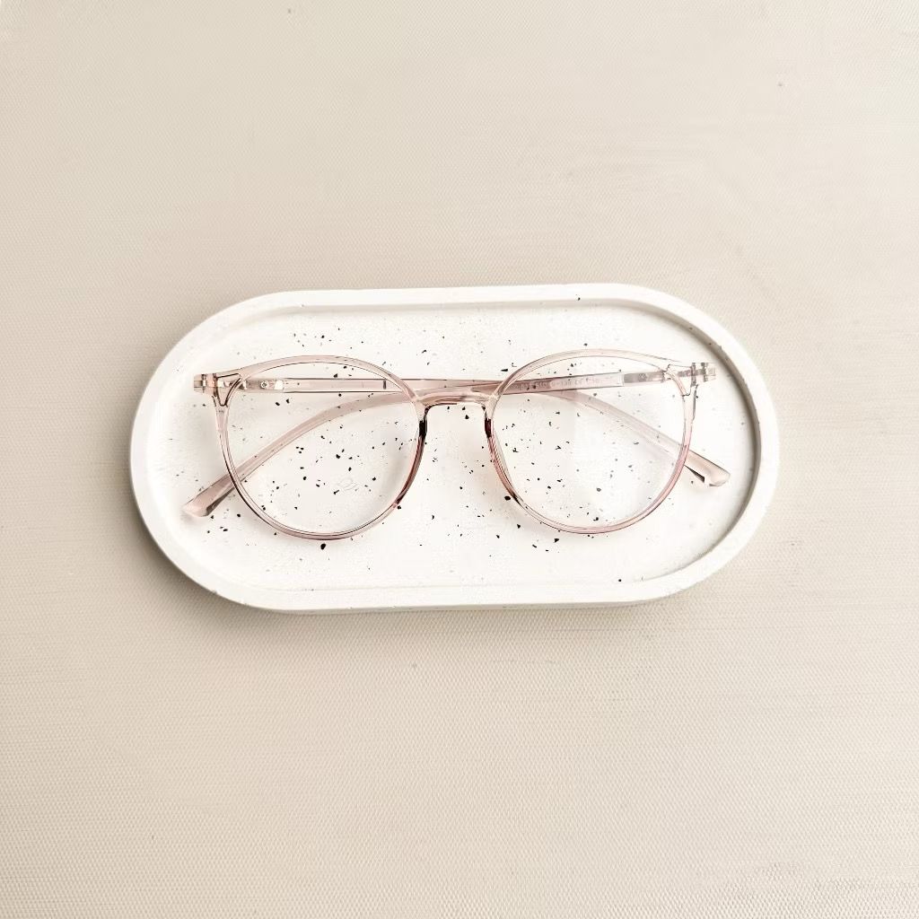 Gọng kính Nhựa dẻo Tròn Nam nữ Unisex SGNew 513