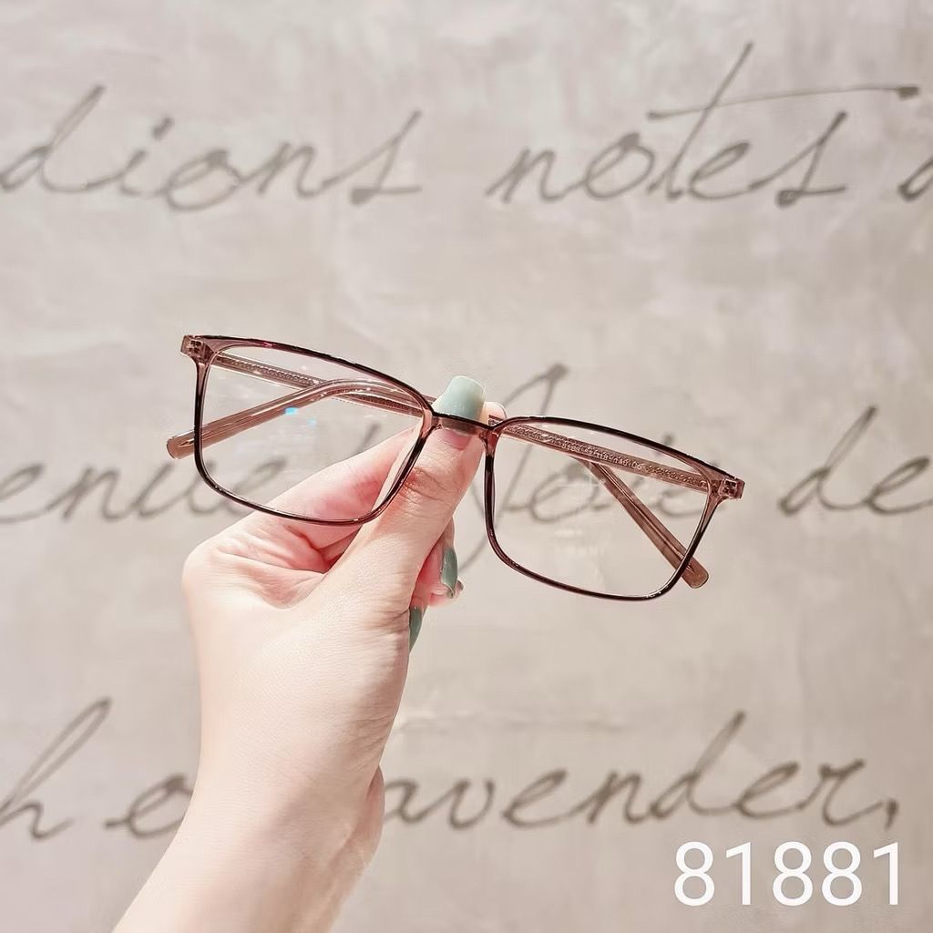 Gọng kính Nhựa dẻo Dáng Vuông Trendy Nam nữ Unisex SGNew 8188