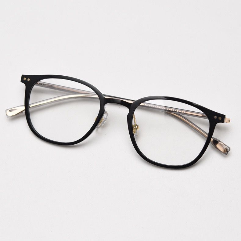 Gọng kính Titan Vuông bầu ultem Nam nữ Unisex SGNew 98344