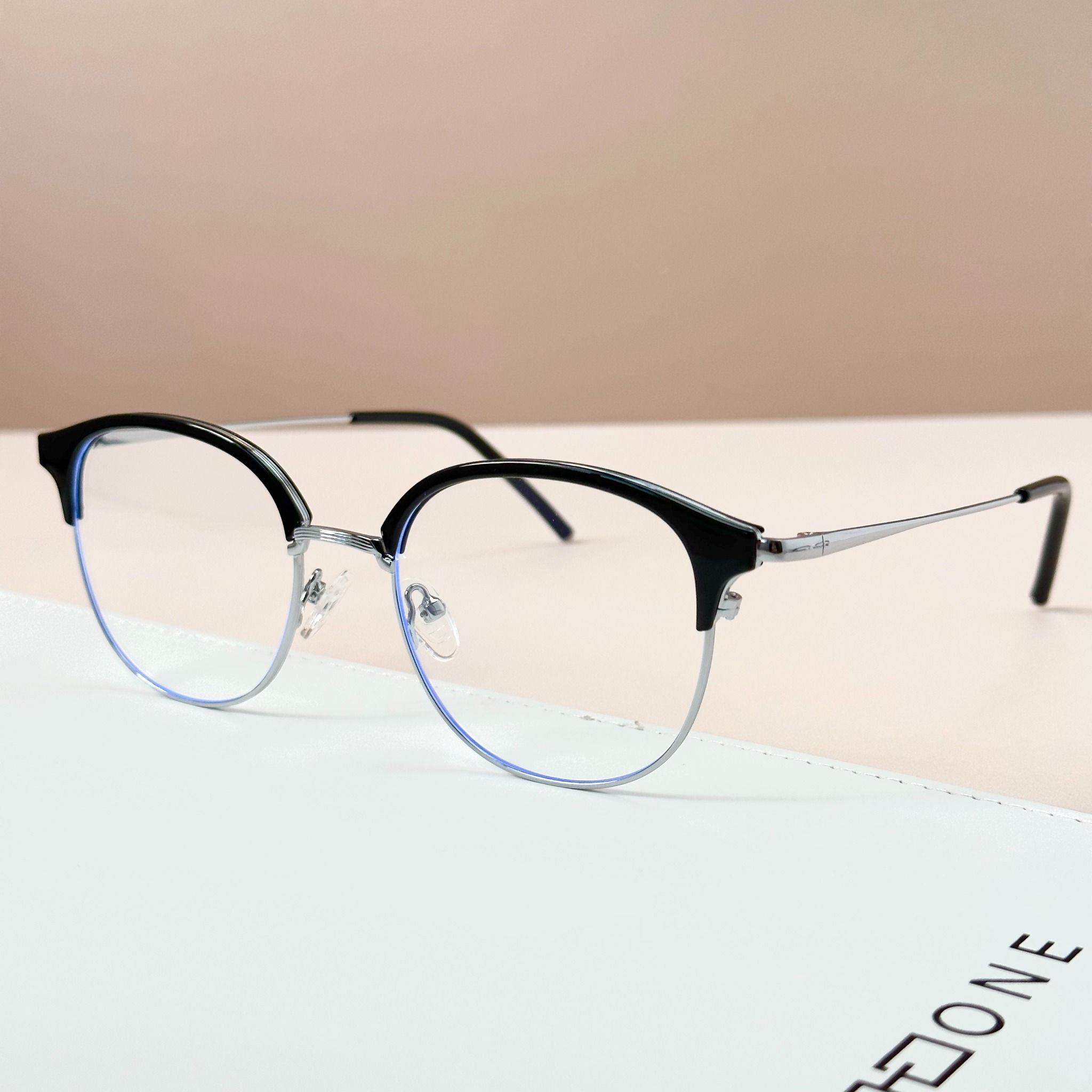 Gọng kính Mí Kim loại x Nhựa dẻo Nam Nữ Unisex SGNew 2660 Hàn Quốc