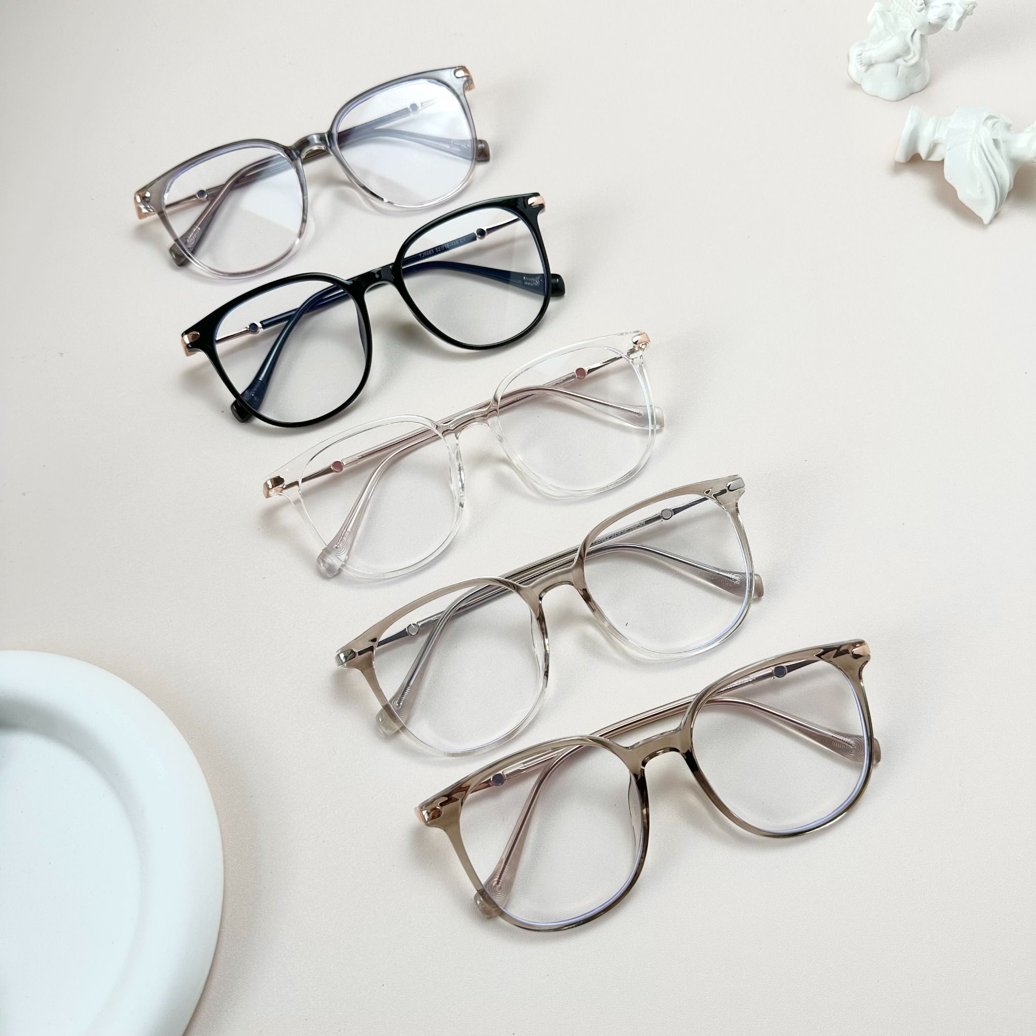 Gọng kính Nhựa dẻo Unisex (Nam và Nữ) Dáng Hàn Quốc SGNew 5683