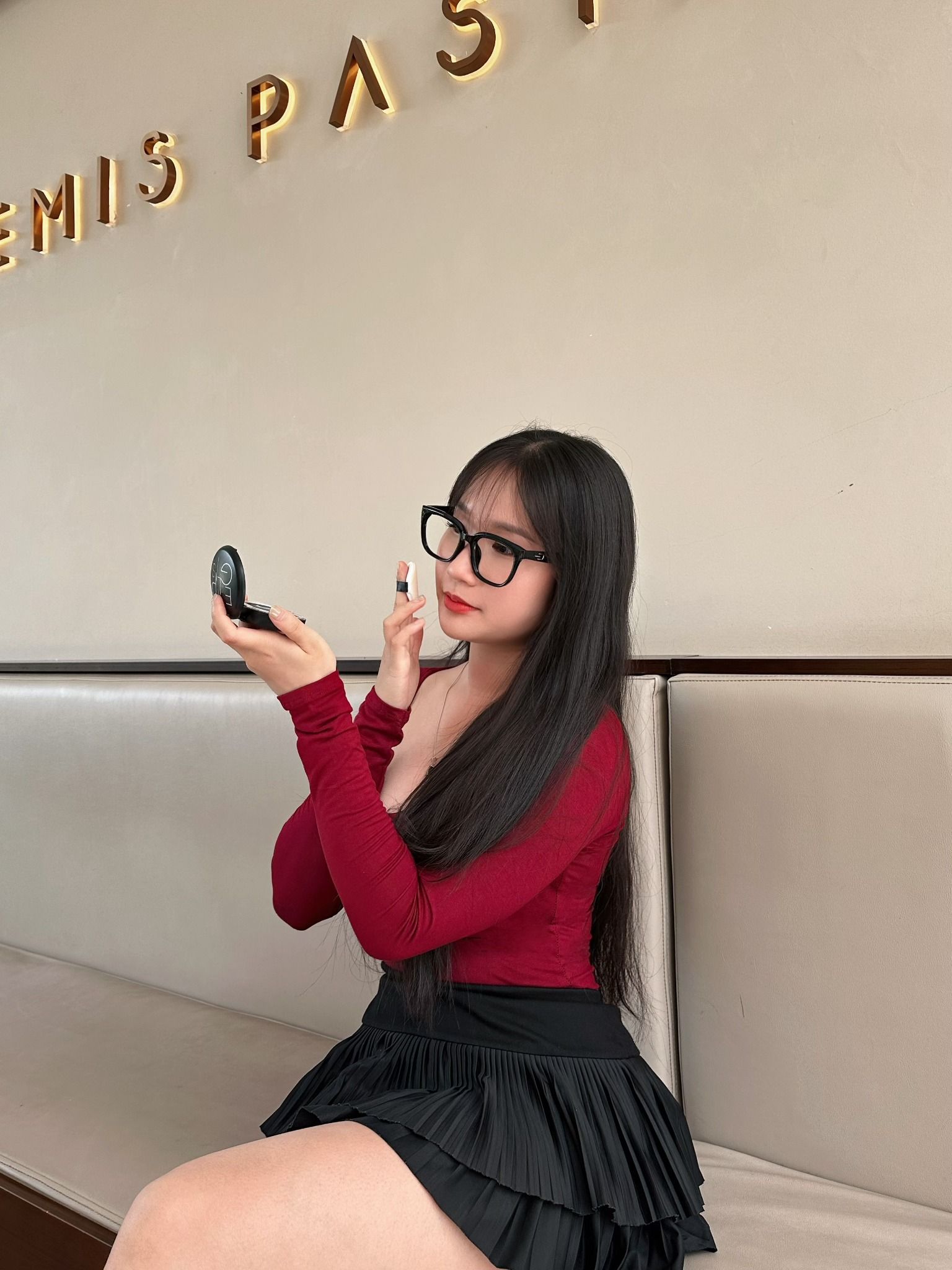 Kính cận Nhựa dẻo Vuông Nam nữ Unisex SGNew 1208