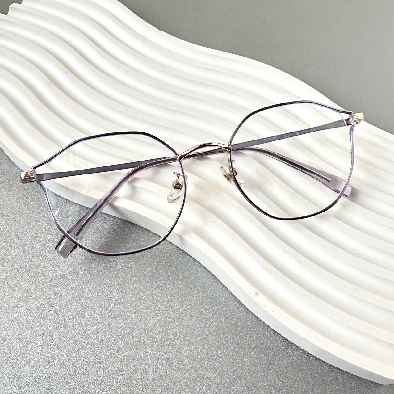 Gọng kính Kim loại Mắt mèo Nữ Unisex SGNew 99065