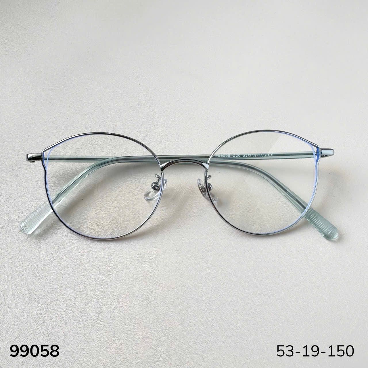 Gọng kính Kim loại Mắt mèo Nam Nữ Unisex SGNew 99058