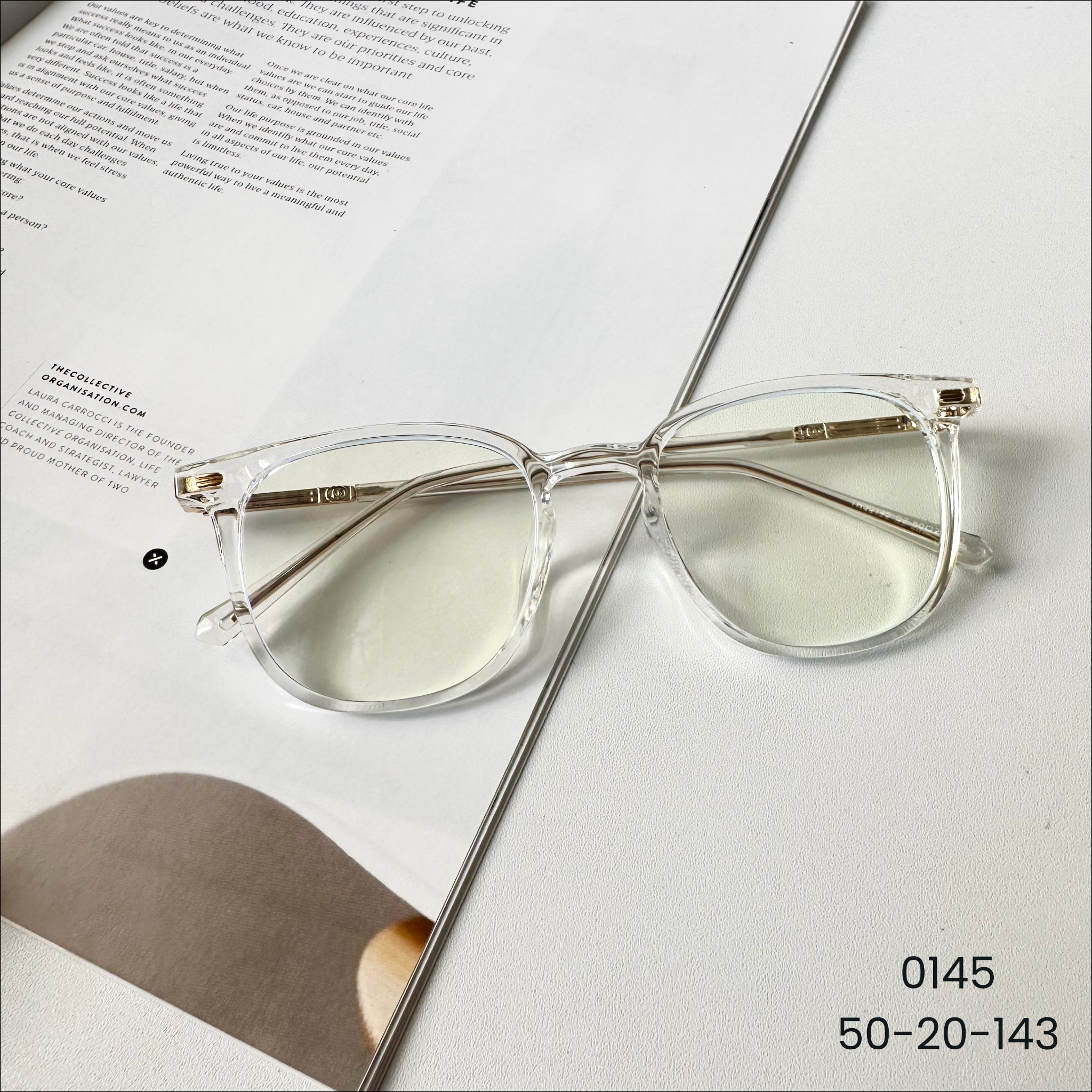 Gọng kính Nhựa dẻo Vuông bầu Nam Nữ Unisex SGNew 0145
