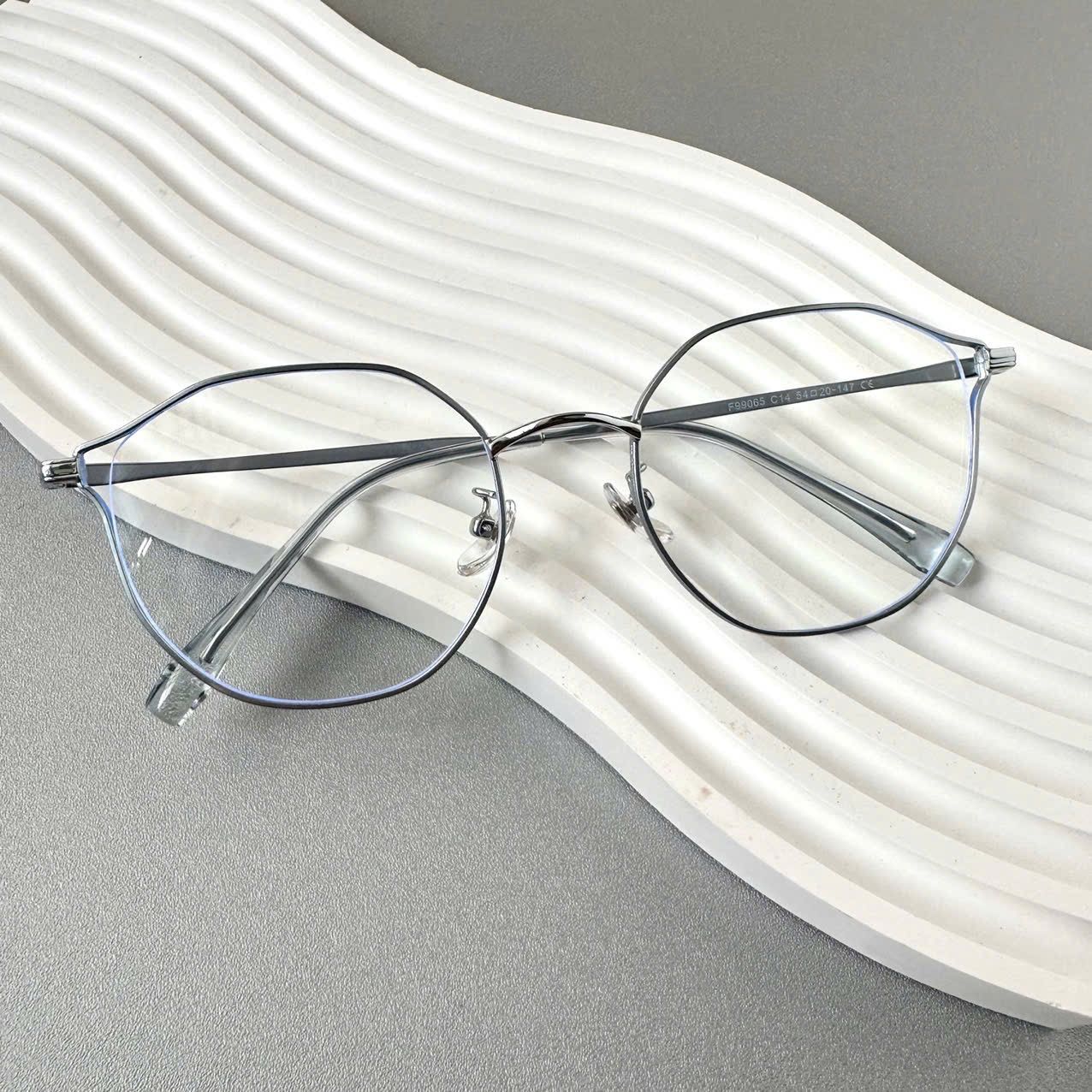 Gọng kính Kim loại Mắt mèo Nữ Unisex SGNew 99065