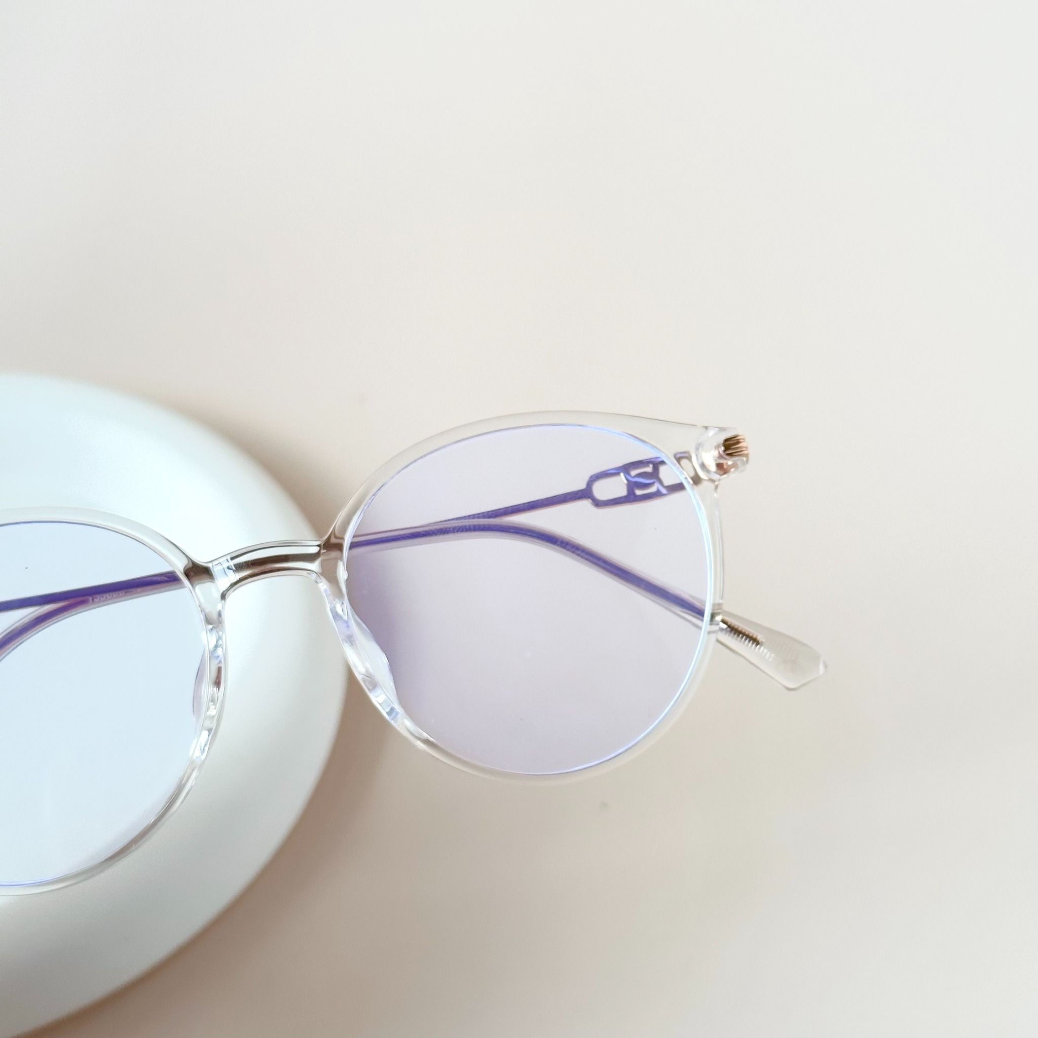 Gọng kính Nhựa dẻo Tròn Nam Nữ Unisex SGNew 5653 Hàn Quốc