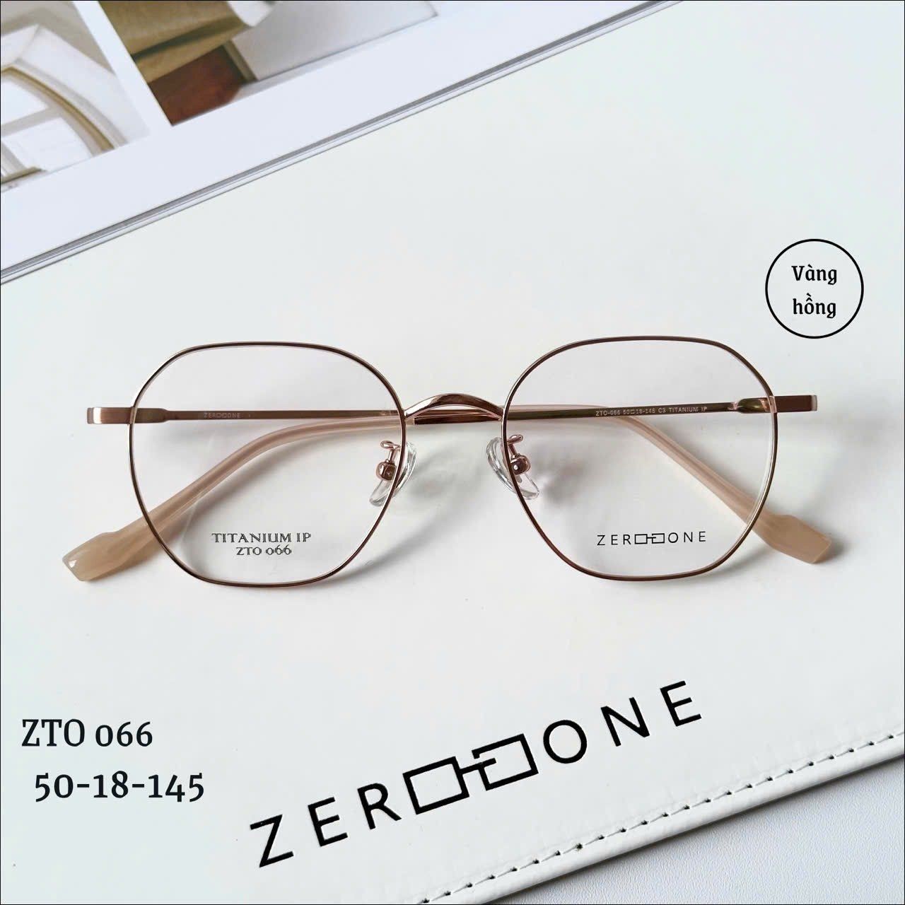 Gọng kính Titanium Tròn đa giác Viền mảnh Không rỉ sét Nam Nữ Unisex SGNew Zto066