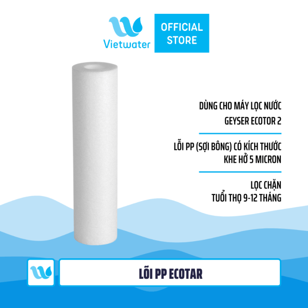 Bộ lõi số 123 máy lọc nước Geyser Ecotar 2 (lõi PP-Aragon-CBC)