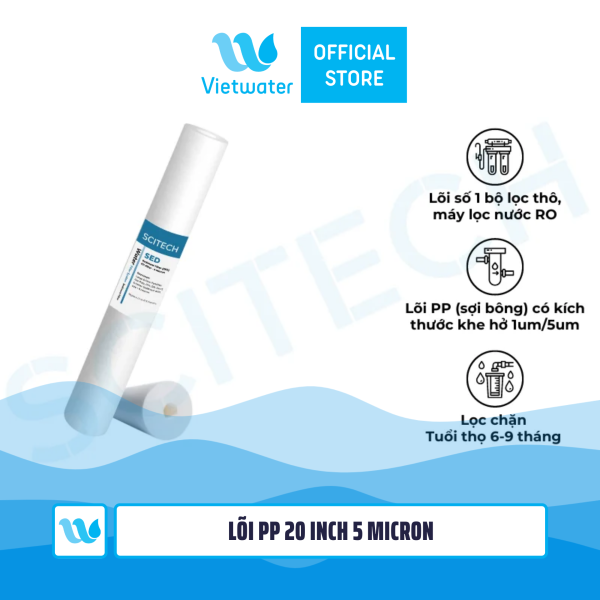 Hệ thống lọc tổng lọc nước đầu nguồn 1 màng UF 2000LPH – Hệ thống lọc nước tổng SW1U-2000 cho chung cư