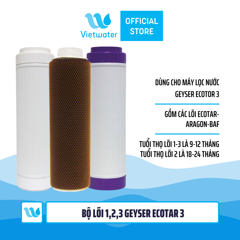 Lõi BAF Geyser - lõi BAF Ecotar - lõi số 3 máy lọc nước Geyser Ecotar 3