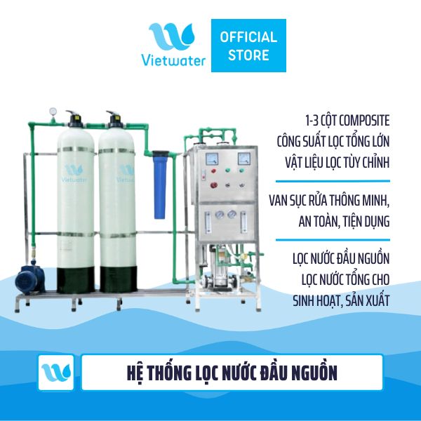 Hệ thống lọc nước công nghiệp 125LPH – dây chuyền lọc nước tinh khiết RO 125l/h
