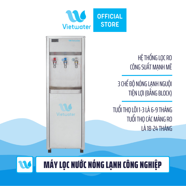 Máy lọc nước RO nóng lạnh công nghiệp Vietwater 50LPH (model SPR-50HC3)