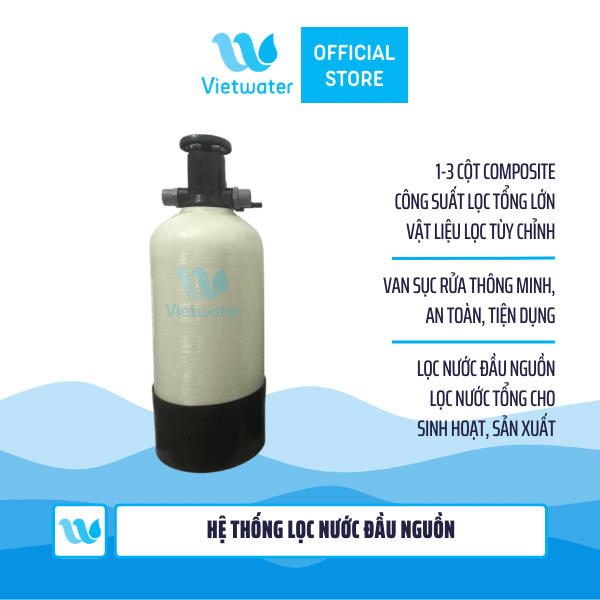 Hệ thống lọc tổng lọc nước đầu nguồn 1 cột Composite 817 – Hệ thống lọc nước tổng SW1C-817
