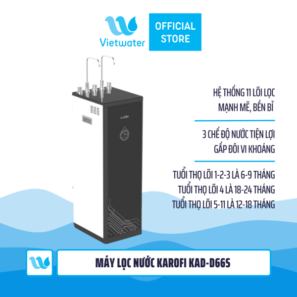 Máy lọc nước nóng lạnh Karofi KAD-D66S