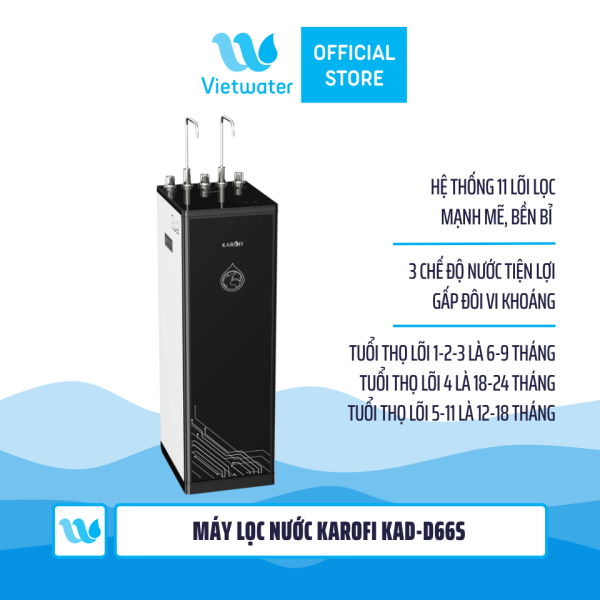 Máy lọc nước nóng lạnh Karofi KAD-D66S