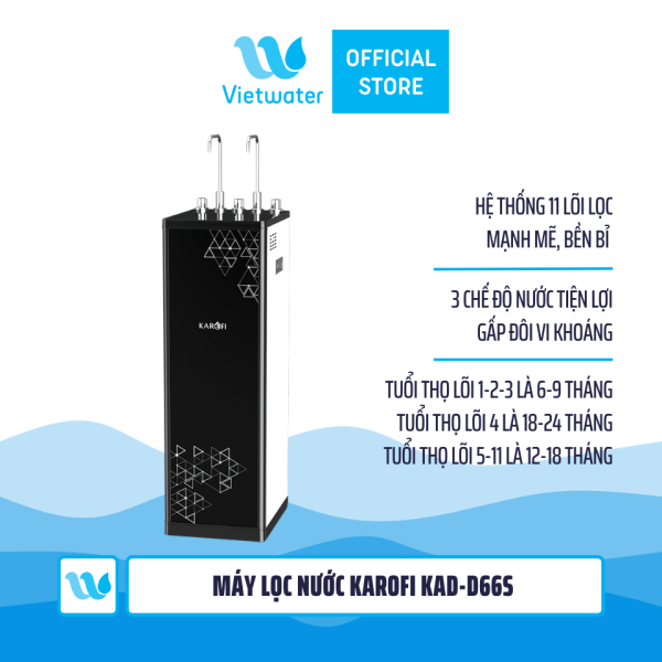 Máy lọc nước nóng lạnh Karofi KAD-D66S