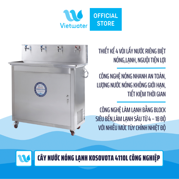 Cây nước nóng lạnh Kosovota 4110L công nghiệp