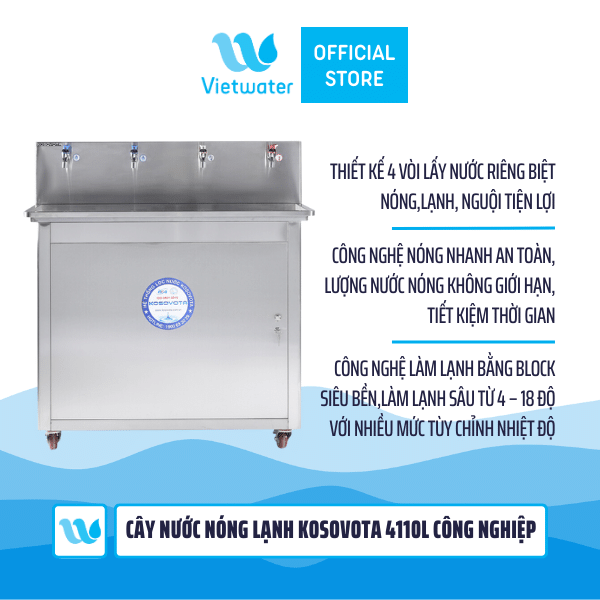 Cây nước nóng lạnh Kosovota 4110L công nghiệp